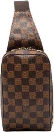 Louis Vuitton Pre-owned Cross Body Bags, female, Brown, Size: ONE SIZE Pre-owned Geronimos