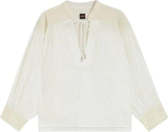 HUGO BOSS Mujer, Blusas y Camisas, Beige, Talla: XS