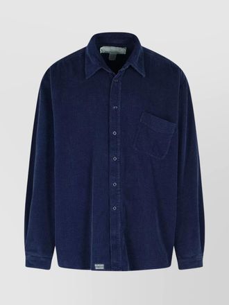 ERL cotton shirt with chest pocket and long sleeves