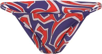 Pucci Slip bikini con stampa geometrica - Viola
