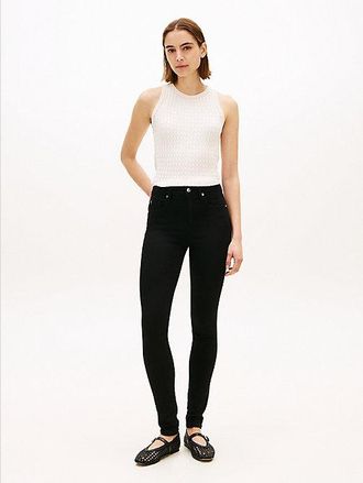 Tommy Hilfiger Como Mid Rise Skinny Black Jeans