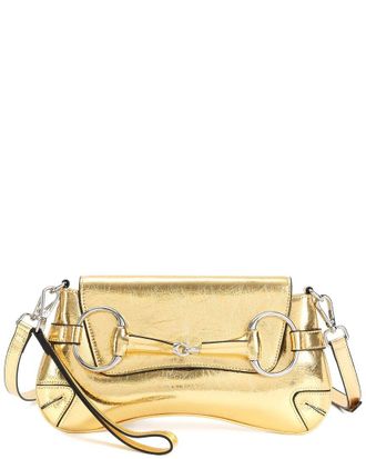 Tiffany & Fred Metallic Leather Shoulder Bag