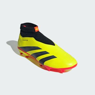 adidas adidas Performance Unisex Predator League Laceless Firm Ground Football Boots - Yellow - Size UK 10.5