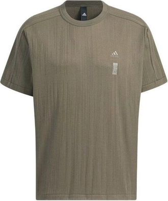 adidas Wuji Jacquard T-Shirt Asia Sizing Olive Green IW1516