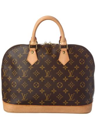 Louis Vuitton Brown Monogram Coated Canvas Alma Pm (Authentic Pre-Loved)
