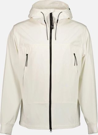 C.P. Company Mens Shell-R Goggle Jacket - White - Size: 40/Regular