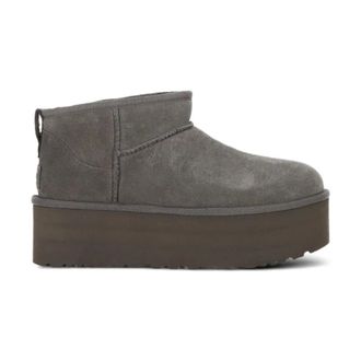 UGG Classic Ultra Mini Platform Boot - Dames - Schoenen - Grijs - Maat: 40 EU Wol