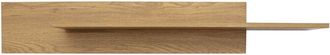 Miliboo Estante Mural De Acabado De Madera Clara De Roble L120 Cm Cime