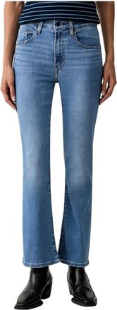 Levi's 725 High Rise Bootcut - Dames - Bootcut Jeans - Blauw - W25 L32 - Denim - Jeans