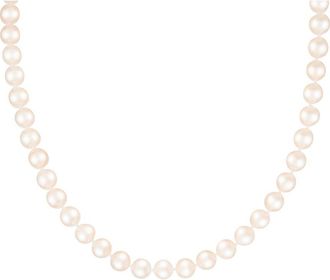 Splendid Pearls Silver 8-9Mm Pearl Necklace