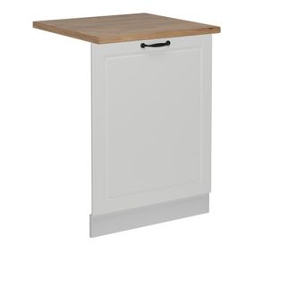 Vicco Panel Frontal Del Lavavajillas R-line, Blanco Casa De Campo, 60 Cm, Et Roble, Vicco
