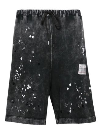 Miharayasuhiro embellished shorts - Black