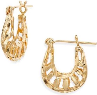 CHILD OF WILD Louise Hoop Earrings in Gold at Nordstrom