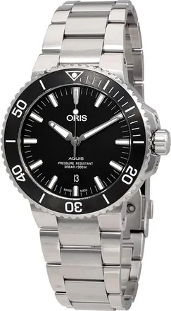 Oris Pre-owned Oris Aquis Automatic Black Dial Mens Watch 01 733 7730 4154-07 8 24 05PEB