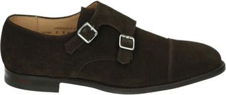 Crockett & Jones Bruine Su&egrave;de Businessschoenen Lowndes 4 - Heren - Nette schoenen - Bruin - 42 EU - Su&egrave;de - Schoenen