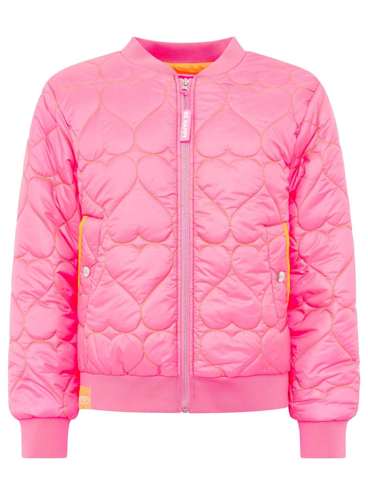 Produktbild von Zwillingsherz Damen Steppjacke Mit Herzmuster - Leichte Bomberjacke - Kurze Übergangsjacke Für Frühling & Herbst - Komfortable Outdoorjacke Mit Reißverschluss - Sty Ab 89,99 € - Auf