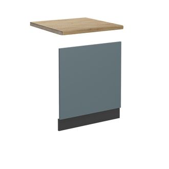 Vicco Panel Frontal R-line, Gris Azulado, 60 Cm, Et Roble Vicco