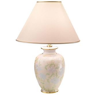 Kolarz Giardino - Estilo De Vida Mesa De Sombra C&oacute;nica De Tela Dorado Pulido Claro, 1x E27 - Kolarz