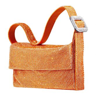 Benedetta Bruzziches Vitty La Mignon - Dames - Handtassen - Oranje - ONE Size - Satijn - Tassen