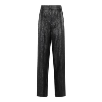 Federica Tosi Straight Trousers, female, Black, Size: XS Classic Straight Trousers