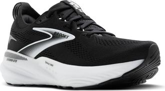 Brooks Womens Glycerin Gts 22 Shoe In Black/white