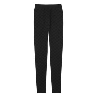 Gucci Leggings, female, Black, Size: S Elastic GG jacquard leggings