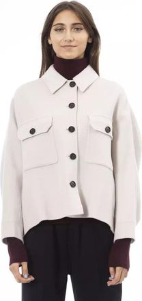 Alpha Studio Alpha Studio Elegant Wool Blazer Womens Jacket