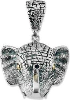 Samuel B. Elephant Pendant in Silver And Gold at Nordstrom Rack
