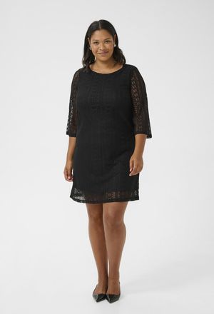Kaffe Curve Jersey jurk A-shape black