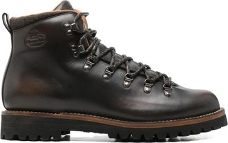 Churchs Klassieke Leren Schoenen voor Mannen - Heren - Veterlaarzen - Bruin - 43 1/2 EU - Leer - Schoenen