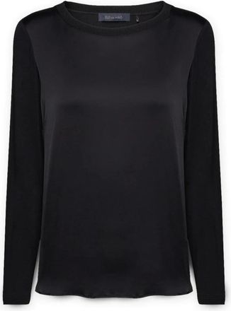 Elena Miro Mujer, Camisetas, Negro, Talla: S