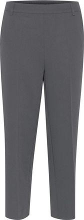 Kaffe Kasakura Hw Cropped Pants - Dames - Vrijetijds broeken - Grijs - XS - Polyester - Broeken