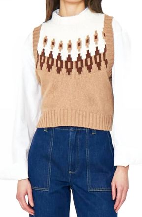 Kule The Lulu Sweater In Camel
