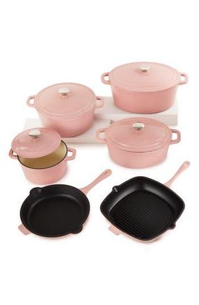 Berghoff Neo Cast Iron 10-Piece Cookware Set in Pink at Nordstrom Rack