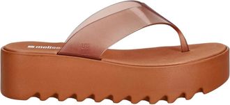 Melissa Thong Platform AD - Dames - Slippers - Bruin - 41 EU - Schoenen