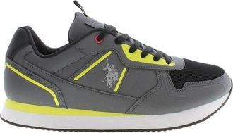 U.S.Polo Association Polyester Sneaker - Heren - Sneakers - Grijs - 44 EU - Polyester - Schoenen