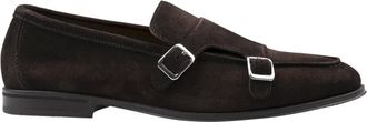 Doucal's Loafers, male, Brown, Size: 9 1/2 US Brown Leather Flat Shoes