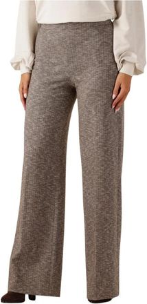 Drykorn Wijde Bruine Broek - Dames - Wijde Broeken - Grijs - W28 L32 - Katoen - Broeken
