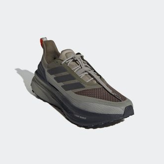 adidas Laufschuh ADIDAS PERFORMANCE ULTRABOOST 5 TR, Herren, Gr. 46,5, silber pebble, core schwarz, impact orange, Synthetik, Textil, Schuhe Laufschuh