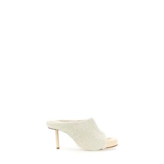 Jacquemus Heeled Mules, female, White, Size: 10 US Nuvola Mules Teddy
