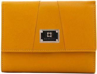 Laura Biagiotti Cartera Compacta con Bot&oacute;n - Accessories - Mujer - Amarillo - ONE SIZE