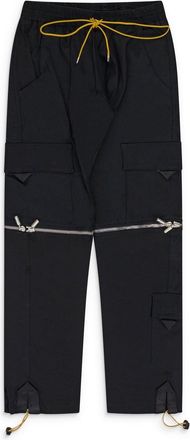 Rhude Black Half Zip Cargo Pants