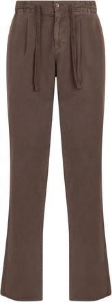 Fedeli Uitlopende broek - Heren - Wijde Broeken - Bruin - XL - Katoen - Broeken