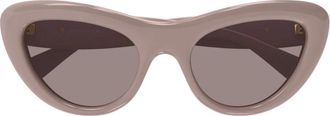 Bottega Veneta Cat-eye Zonnebril - Dames - Zonnebrillen - Paars - ONE Size - Nylon - Accessoires