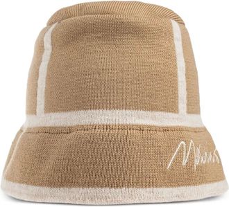 Moschino Cappello bucket con inserti - Toni neutri