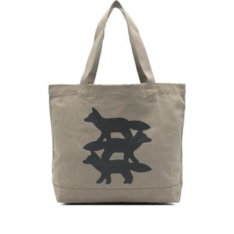 Maison Kitsun&eacute; Bum Bags Brown