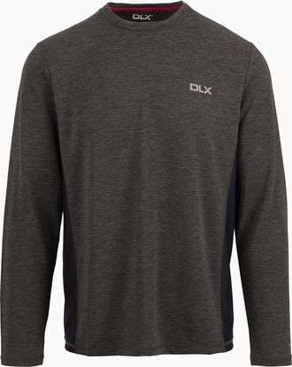 Trespass Mens Trespass Mens Charlie Long-Sleeved T-Shirt - Grey - Size: 44