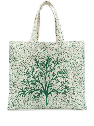 10 Corso Como tree-print tote bag - Neutrals