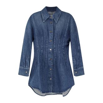 Givenchy Cocoon Dress - female - Givenchy - Shirt Dresses - Blue - XS - Dresses