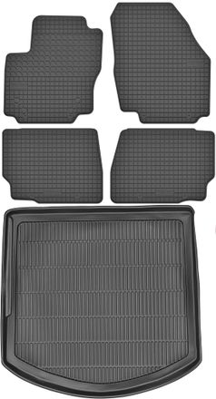 OEM Juego De Alfombrillas De Goma Para Coche Y Alfombrilla Para Maletero Para Ford Mondeo Mk4 Estate (2008-2014)